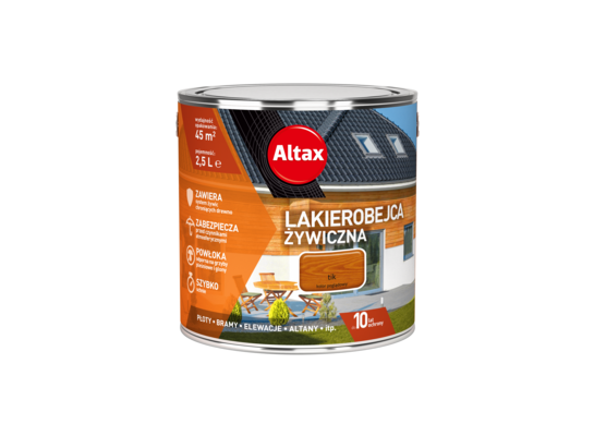 Lakierobejca żywiczna 2,5 l tik Altax