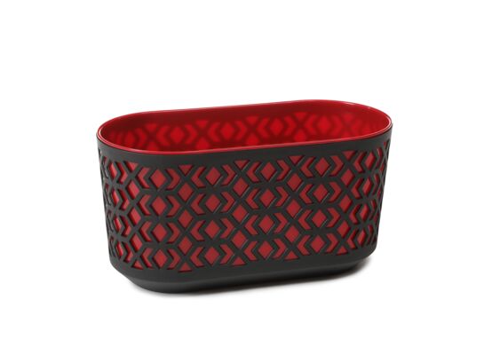 Skrzynka AZTEK 60  korpus czarny + wkład  czerwony Lamela