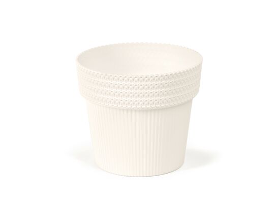 Doniczka POLA jumper fi 14,5  kremowy Lamela