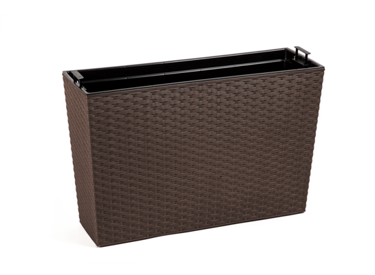 Kwietnik WERBENA 19 x 56 rattan mokka Lamela