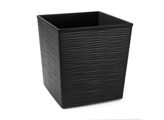 Doniczka JUKA 40 x 40 dłuto czarny Lamela