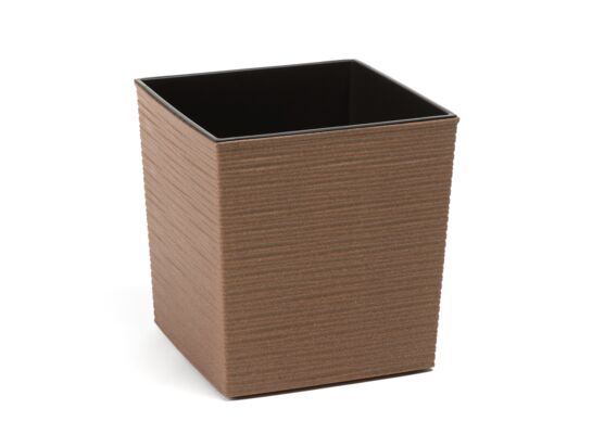 Doniczka JUKA ECO 30 x 30 dłuto naturalne drewno Lamela