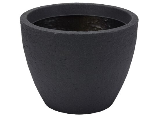 Donica Stone Ø50 x 38 cm antracyt/jasny szary