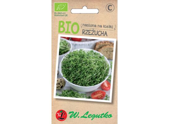 Nasiona na kiełki rzeżucha BIO