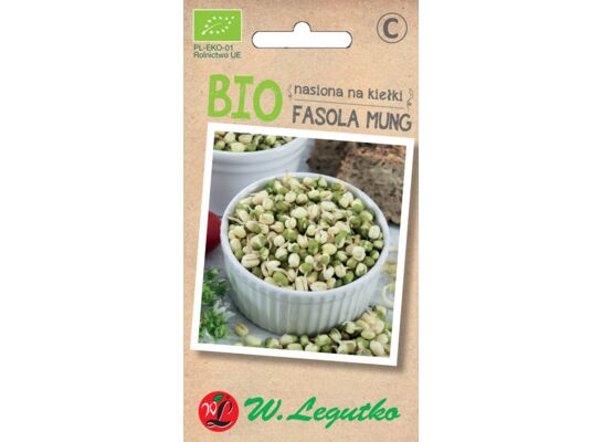 Nasiona na kiełki fasola Mung BIO