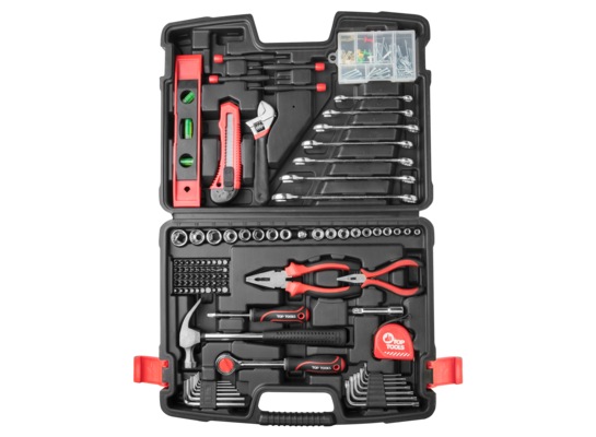 Zestaw narzędziowy 1/4", 3/8" 194 szt. TOP TOOLS
