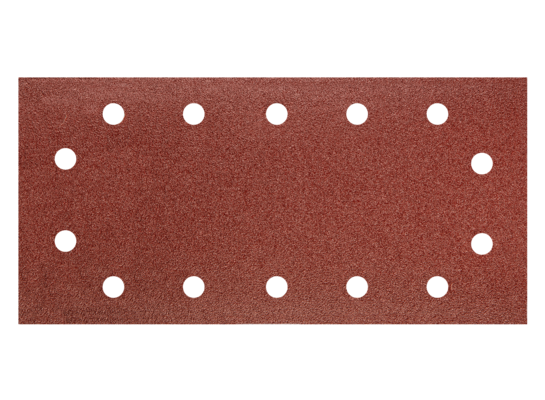 Papier ścierny na rzep 115 x 230 mm, K80, 5 szt,, z otworami GRAPHITE