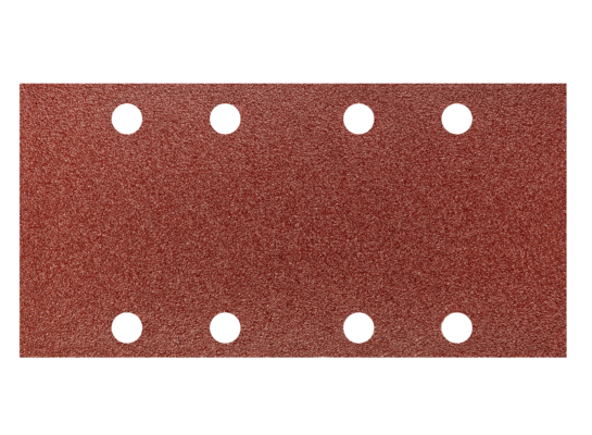 Papier ścierny na rzep 93 x 185 mm, K80, 5 szt,, z otworami GRAPHITE