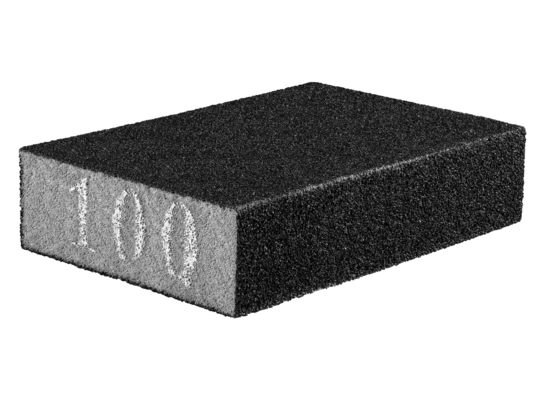 Gąbka ścierna 70 x 25 x 100 mm K100 GRAPHITE