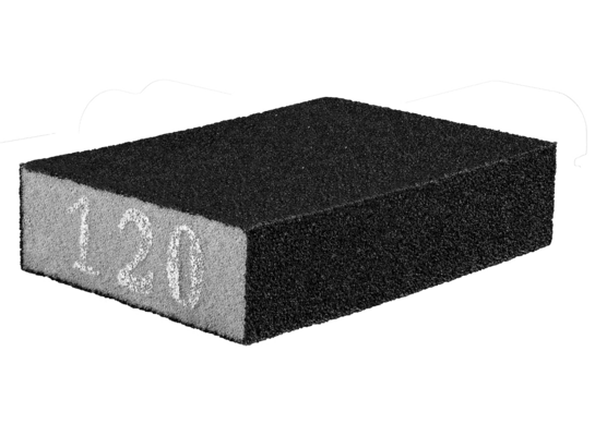 Gąbka ścierna 70 x 25 x 100 mm K120 GRAPHITE