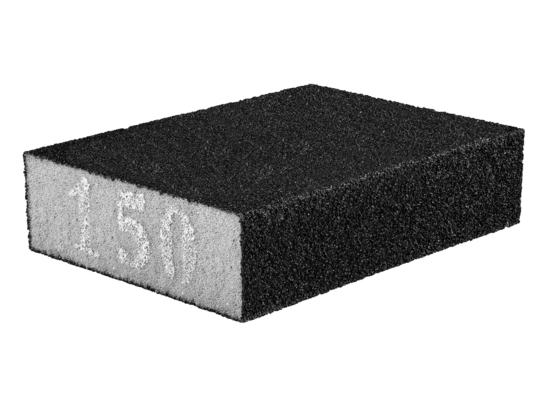 Gąbka ścierna 70 x 25 x 100 mm K150 GRAPHITE