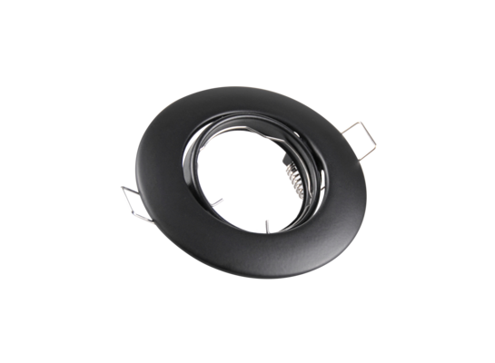 Oprawka sufitowa POLUX OPIN-IOA75PB okrągła czarna