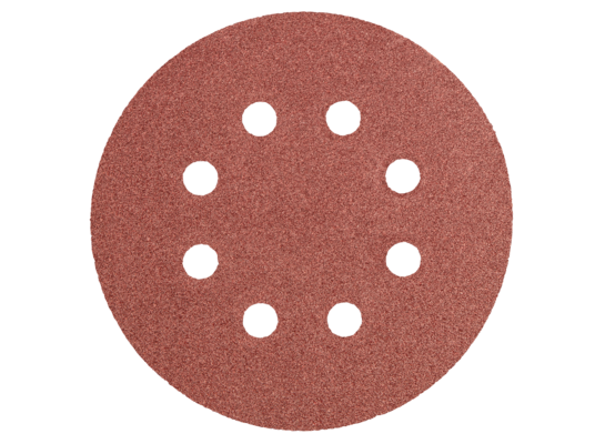 Krążki ścierne 125 mm, K100, 5 szt,, z 8 otworami GRAPHITE