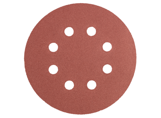 Krążki ścierne 125 mm, K240 5 szt,, z 8 otworami GRAPHITE