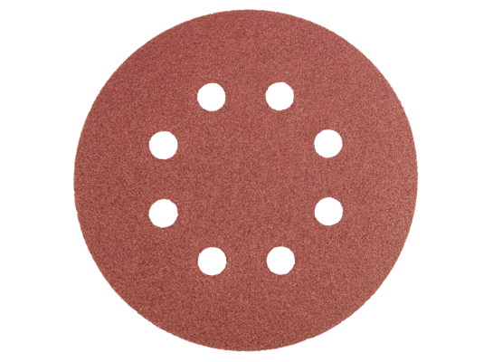 Krążki ścierne 125 mm, K120, 5 szt,, z 8 otworami GRAPHITE