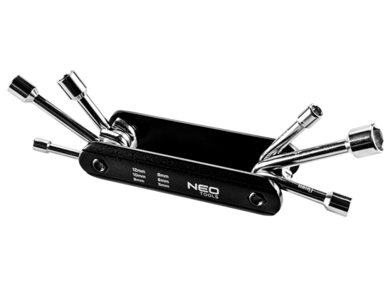 Klucze nasadowe sześciokątne - 5, 6, 8, 9, 10, 12 mm