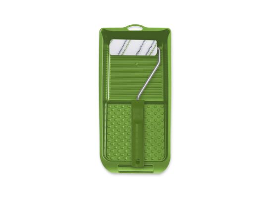 Zestaw malarski rolka 10 cm z kuwetą zielony