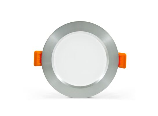 Oprawa LED POLUX VENUS 7 W okrągła srebrna połysk