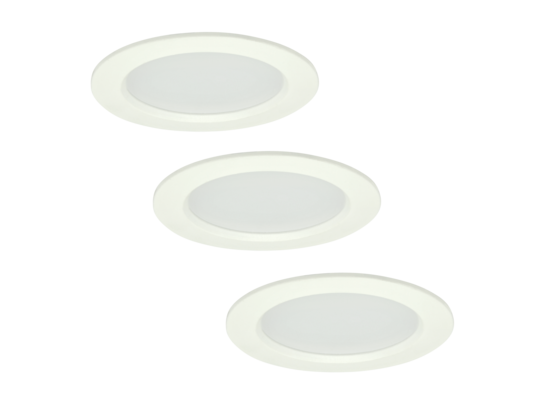 Oprawy LED POLUX MIRO IO8XWWWH3-280 białe 3 szt.