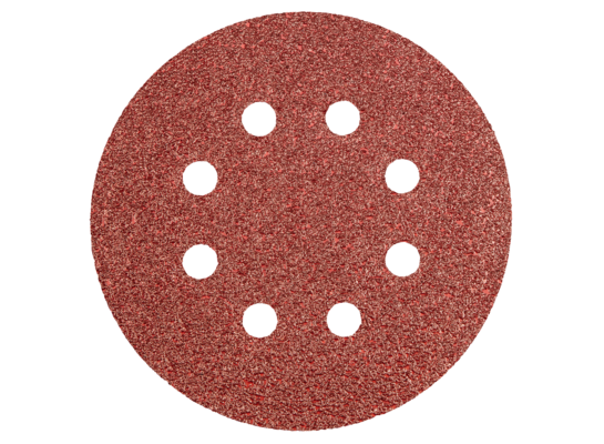 Krążki ścierne 125 mm, K40, 5 szt,, z 8 otworami GRAPHITE