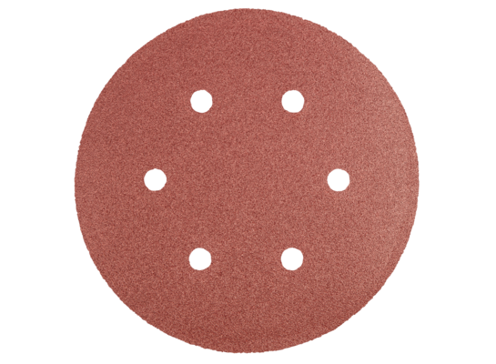 Krążki ścierne 150 mm, K120, 5 szt,, z 6 otworami GRAPHITE