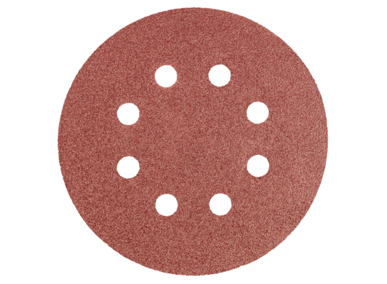 Krążki ścierne 125 mm, K80, 5 szt,, z 8 otworami GRAPHITE