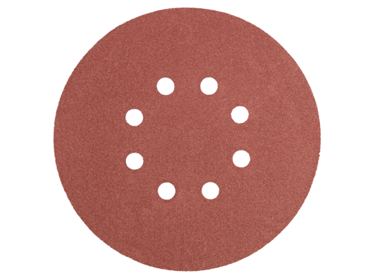 Krążki ścierne 150 mm, K150, 5 szt,, z 8 otworami GRAPHITE