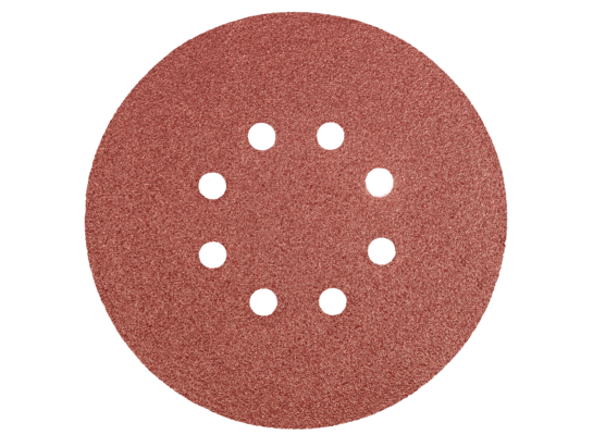 Krążki ścierne 150 mm, K80, 5 szt,, z 8 otworami GRAPHITE