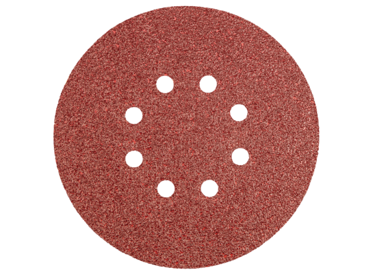 Krążki ścierne 150 mm, K40, 5 szt,, z 8 otworami GRAPHITE