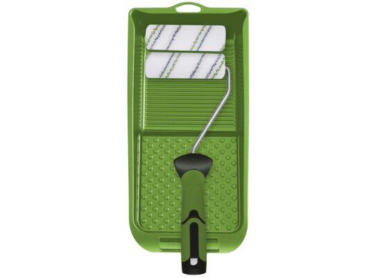 Zestaw malarski rolka 2 x 10 cm z kuwetą zielony