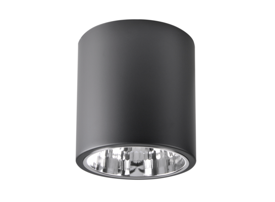 Oprawa natynkowa metalowa okrągła POLUX JUPITER MD-5011 czarna