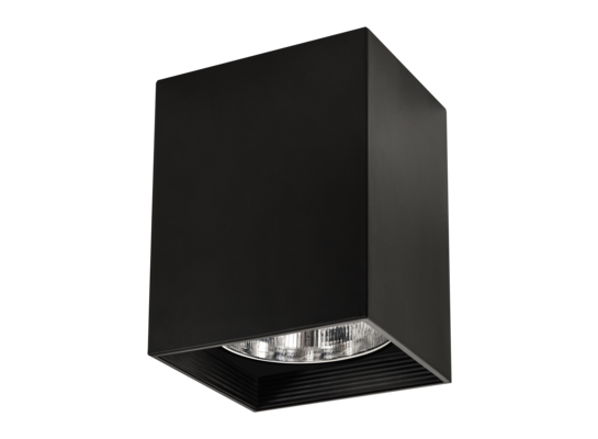 Oprawa natynkowa metalowa kwadratowa POLUX JUPITER MD-5016 czarna