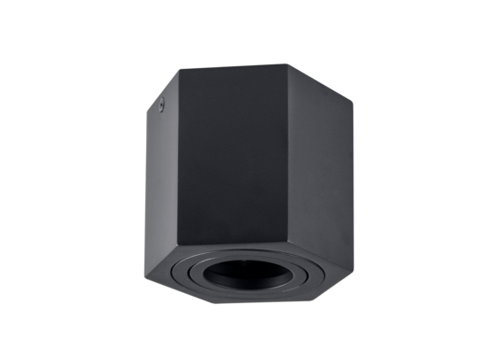 Oprawa natynkowa metalowa gran POLUX HEXAGON GU10 czarna