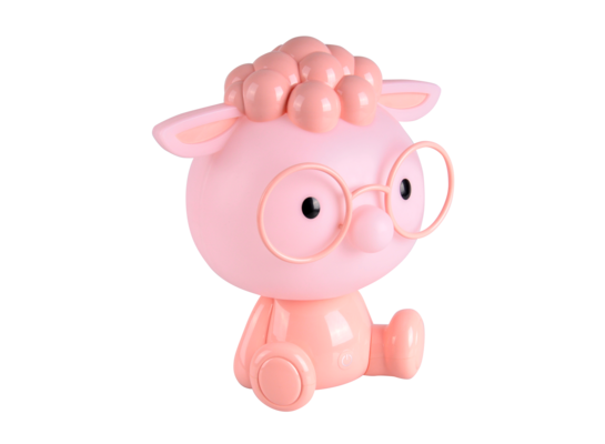 Lampka nocna LED OWCA różowa 2,5 W POLUX