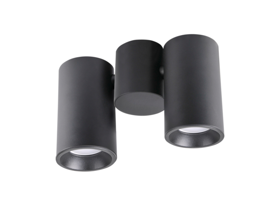 Oprawa natynkowa Polux Hobro regulowana 360° 2xGU10 czarna