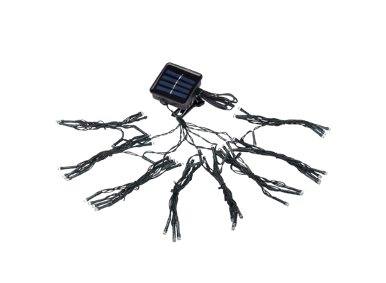 Lampa solarna pod parasol ogrodowy 72 LED ciepły biały