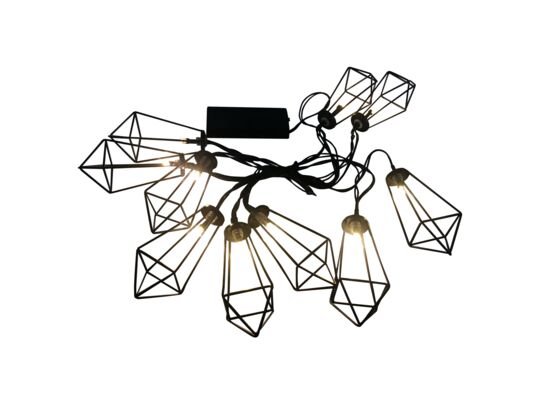 Girlanda POLUX ALBORG 10 LED czarna IP20