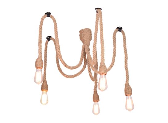 Lampa wisząca IL MIO Rope Pajączek 5xE27