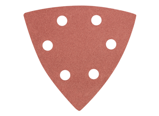 Papier ścierny delta na rzep 93 x 93 mm K 240, 5 szt,, z otworami GRAPHITE
