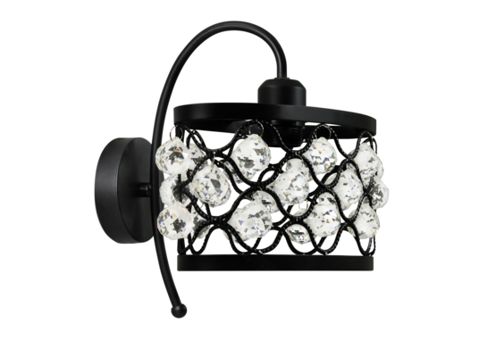 Kinkiet IL MIO VEJLE 1xE27 owalny czarny