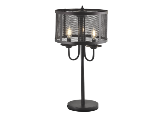 Lampa stołowa IL MIO SOHO 3xE14 czarna mat