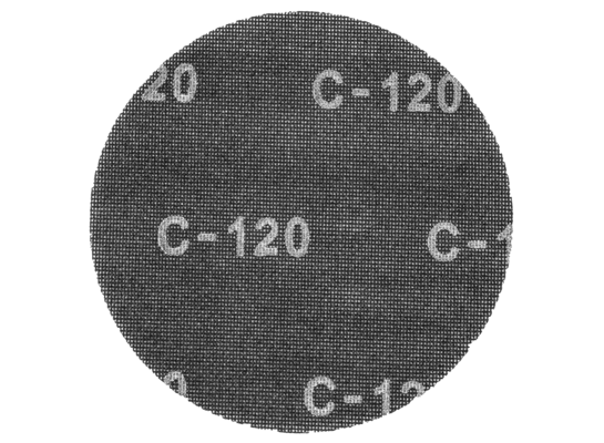 Siatka ścierna na rzep, 225 mm, K120, do szlifierki 59G260, 59G264, 59G265,10 szt, GRAPHITE