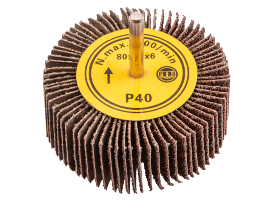 Ściernica listkowa trzpieniowa 80 x 30 mm K40 GRAPHITE