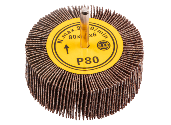 Ściernica listkowa trzpieniowa 80 x 30 mm K80 GRAPHITE