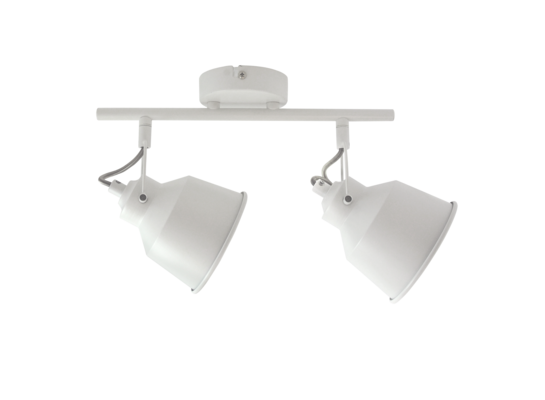 Spot Polux NIKO 2xE14 biały