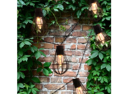 Girlanda solarna Lofcik 10 LED ciepły biały 2m