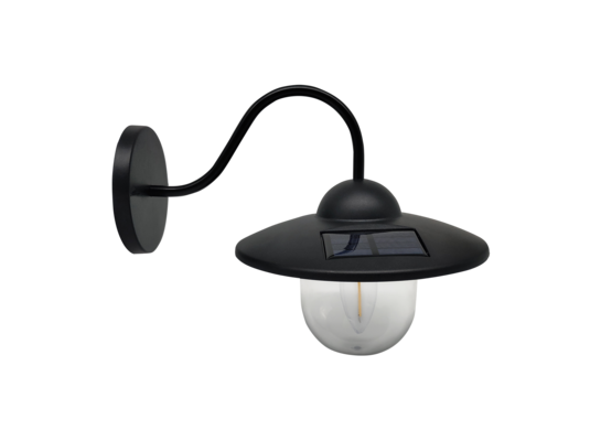 Kinkiet solarny DALI czarny POLUX