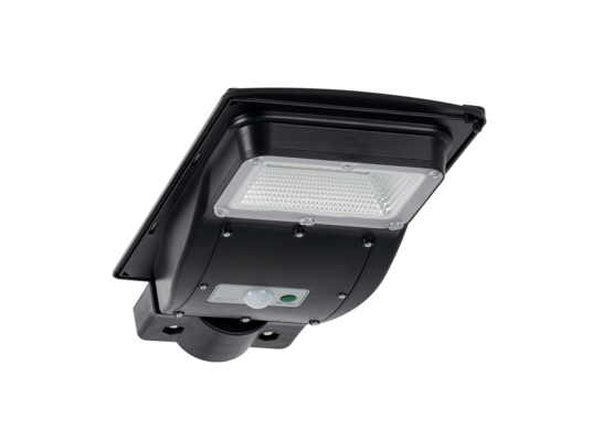 Naświetlacz Solarny LED STREET-3 z czujnikiem PIR, czarny POLUX