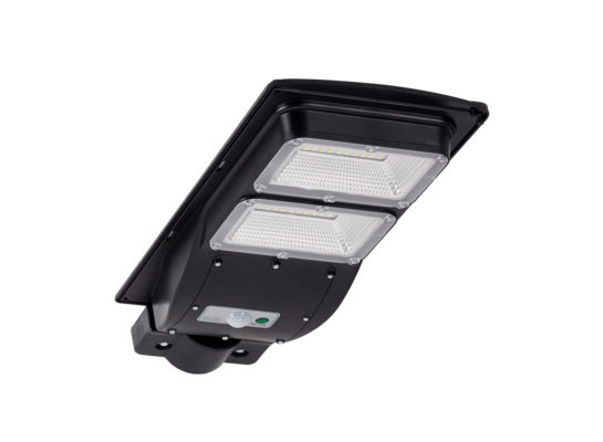 Naświetlacz Solarny LED STREET-6 z czujnikiem PIR, czarny POLUX