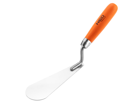 Kielnia sztukatorska "koci język" 165 x 54 x 17 mm uchwyt drewniany NEO